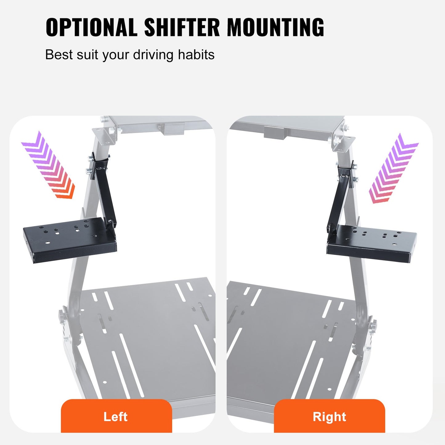 VEVOR G920 Racing Steering Wheel Stand Shifter Mount fit for Logitech G27 G25 G29