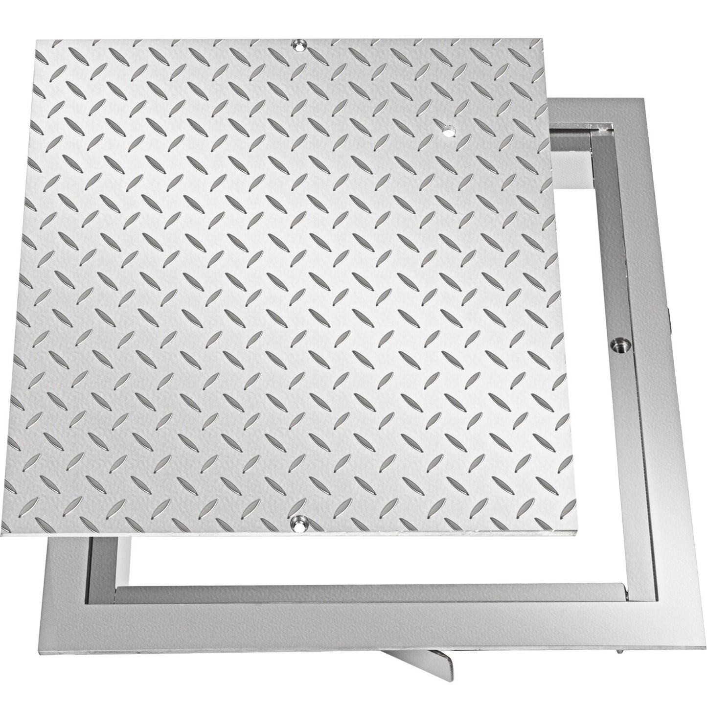 VEVOR Recessed Manhole Cover 50 x 50 cm Clear Opening, Galvanized Steel Drain Cover