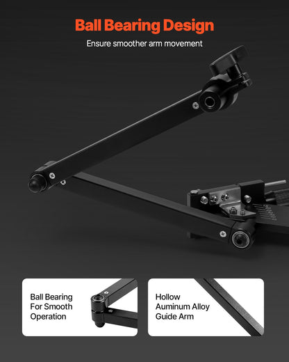 Lawn Mower Blade Sharpener, 15° - 45° Adjustable Lawnmower Blade Sharpening Tool with 4 Adapter Pins, Ball Bearing Design & 25mm Enlarged Handle, Compatible with Most Angle Grinders