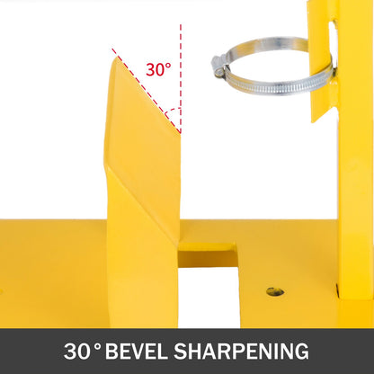 VEVOR 14 inches Yellow Lawn Mower Blade Sharpener Grinder Motor NOT Included Garden