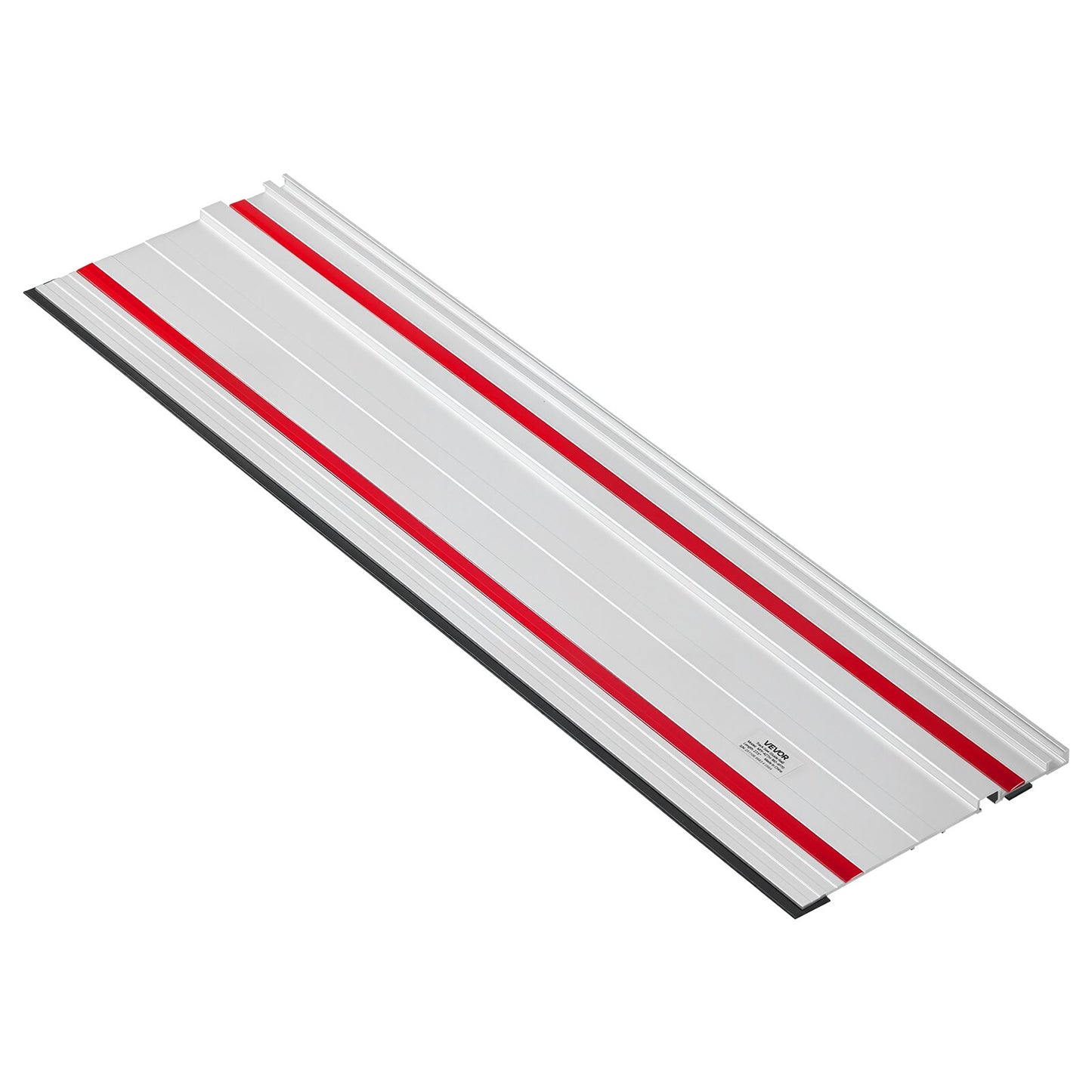Track Saw Guide Rail, 2794 mm Cutting Range, Kit Includes 4 x 698.5 mm Aluminum Extruded Guide Rails and 3 Connectors, Compatible with Makita, Festool & WEN Track Saws, for Woodworking Projects