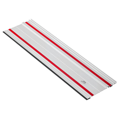 Track Saw Guide Rail, 2794 mm Cutting Range, Kit Includes 4 x 698.5 mm Aluminum Extruded Guide Rails and 3 Connectors, Compatible with Makita, Festool & WEN Track Saws, for Woodworking Projects
