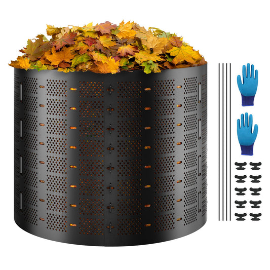 VEVOR Compost Bin 1000 L, Outdoor Expandable Composter, Easy to Setup & Large Capacity