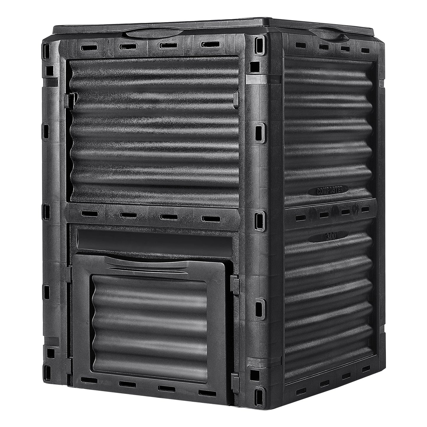 VEVOR Garden Compost Bin 300 L, BPA Free Composter, Large Capacity Outdoor Composting