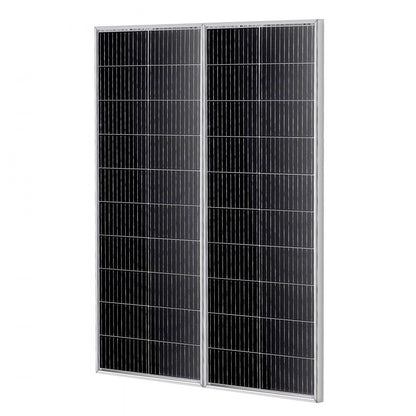 VEVOR 200W Monocrystalline Solar Panel Kit 2PCS Solar Panels & Charge Controller