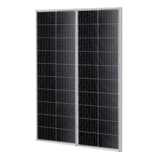 VEVOR 200W Monocrystalline Solar Panel Kit 2PCS Solar Panels & Charge Controller