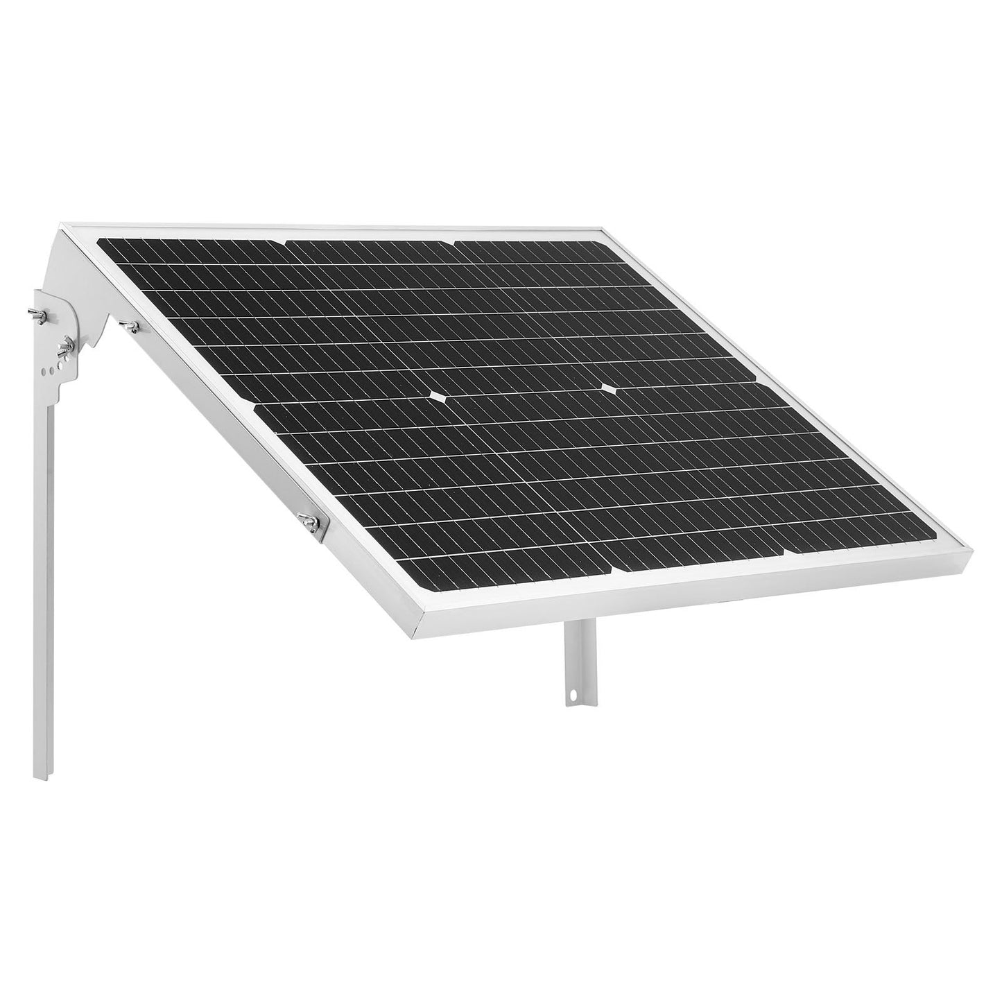 50W 12V Solar Battery Trickle Charger Maintainer, Mono Solar Panel Battery Charger with Upgraded MPPT Controller & Adjustable Mount Bracket, IP65 Waterproof for Car Boat RV Trailer House Roof