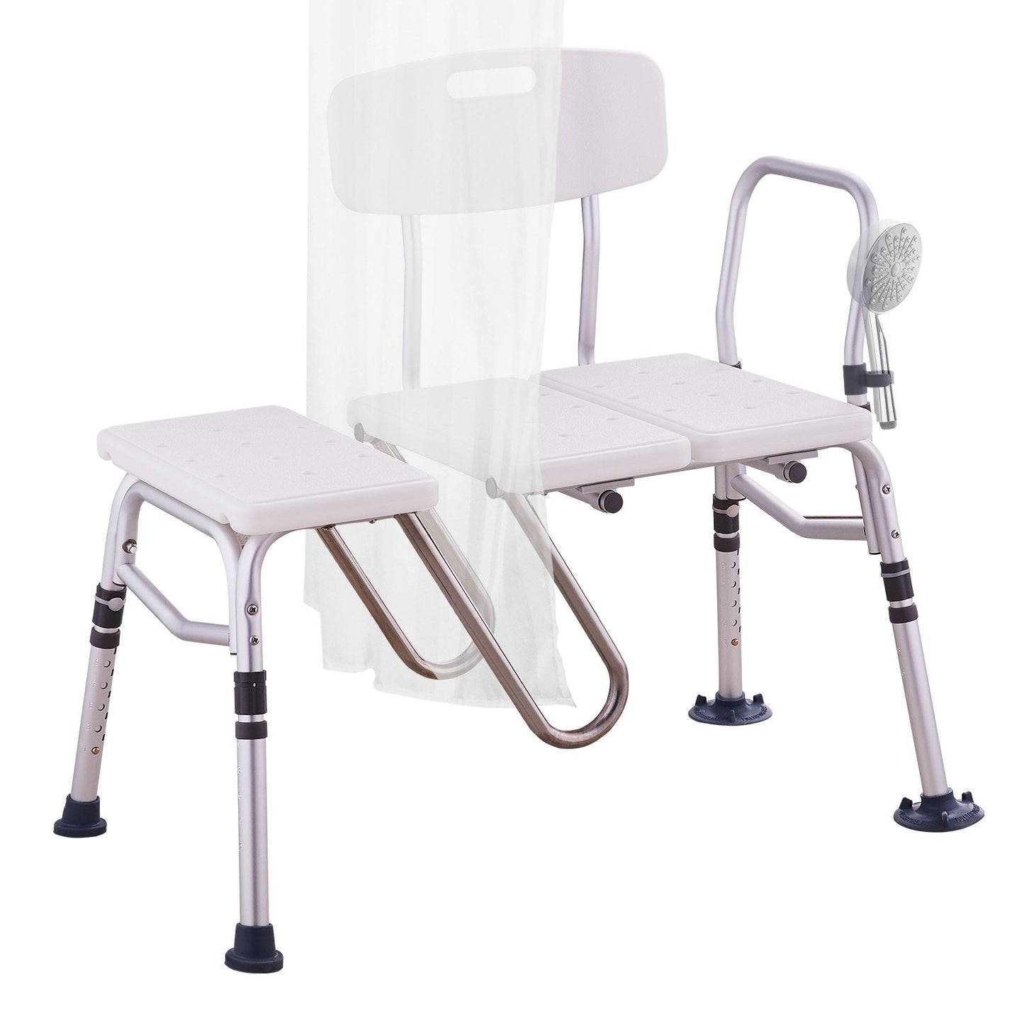 Adjustable Bath Transfer Bench for Seniors, 180 kg Capacity, 0.92m Height