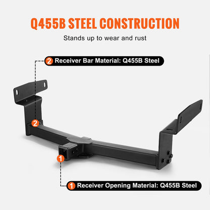 Class 3 Trailer Hitch for 2019-2023 Toyota RAV4, 2m Receiver, 2721kg Capacity