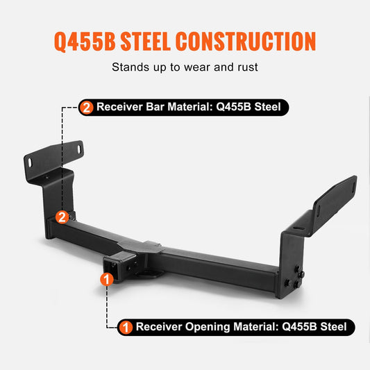 Class 3 Trailer Hitch for 2019-2023 Toyota RAV4, 2m Receiver, 2721kg Capacity