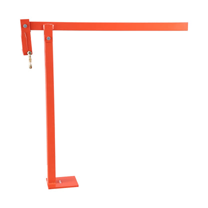 91.4 cm T Post Puller, Heavy Duty Fence Post Pullers with Puller Plate & 119 cm Lifting Chain, Labor-Saving T-Post Remover Tool for Round Fence Posts, Sign Posts & Tree Stumps