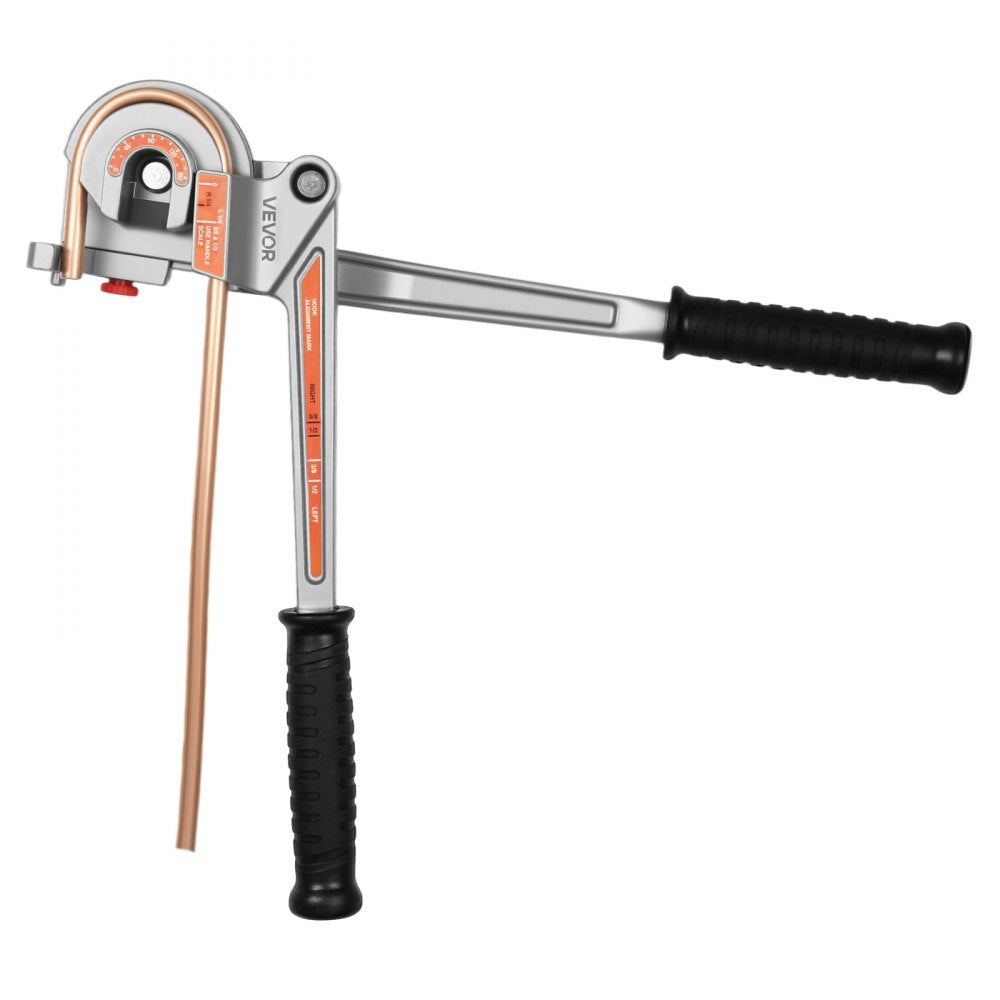VEVOR 3 in 1 Manual Lever Pipe Tube Bender for 6.35 mm 9.5 mm 12.7 mm O.D. Pipes