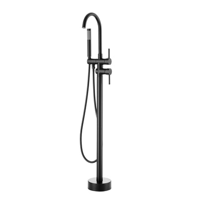 VEVOR Freestanding Bathtub Faucet Floor Mount Two Water Modes 360° for Bathing
