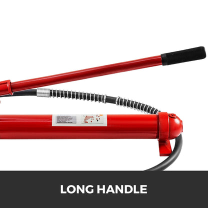 VEVOR 10 Ton Porta Power Kit 1.4M (55.1 inch) Oil Hose Hydraulic Car Jack Ram Autobody