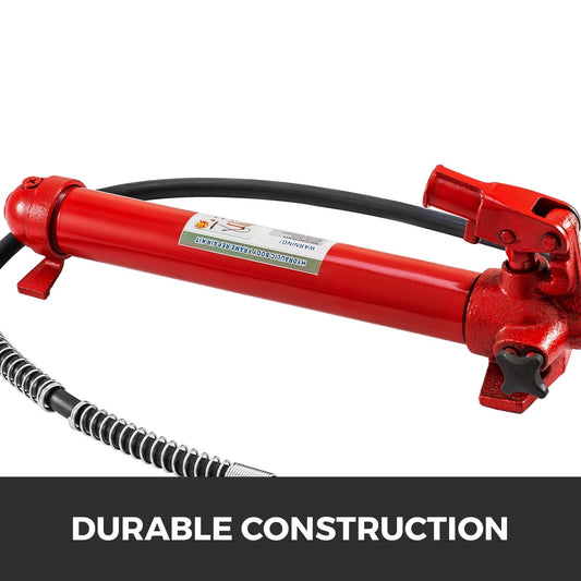 1.4M Hydraulic Porta Power Jack Kit, 12 Ton Capacity, Auto Repair Tool Set