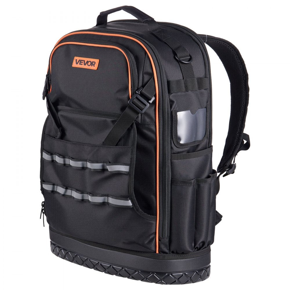 Tool Backpack 65 Pockets Tear-resistant Jobsite Backpack for Electrician