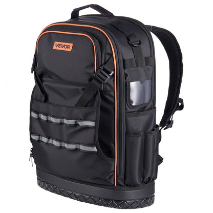Tool Backpack 65 Pockets Tear-resistant Jobsite Backpack for Electrician