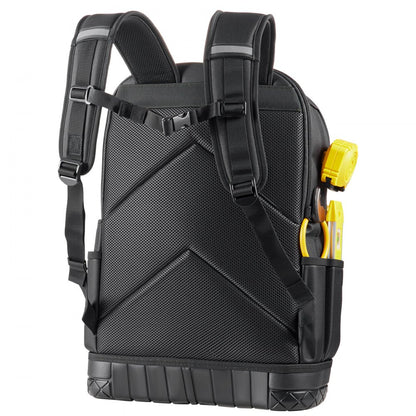 Tool Backpack with Tools 65 Pockets Tear-resistant Jobsite Backpack