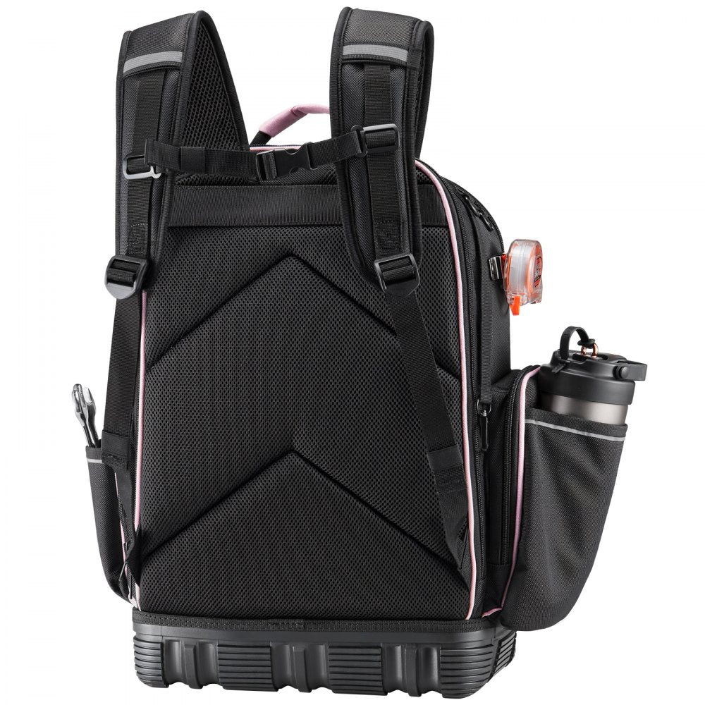 Tool Backpack 56 Pockets Tear-resistant Jobsite Backpack for Electrician
