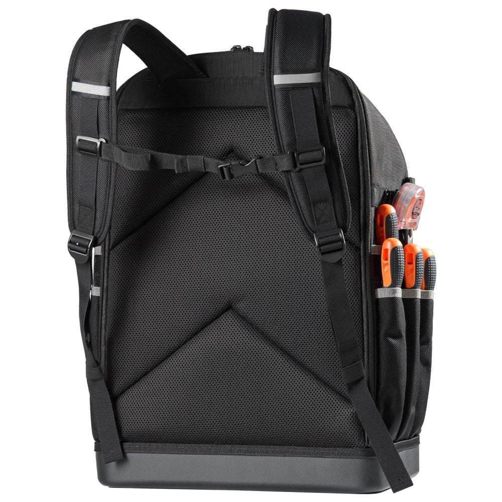 Tool Backpack 56 Pockets Splash-resistant Jobsite Backpack for Electrician