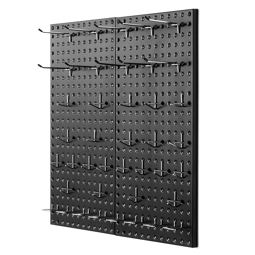 VEVOR Metal Pegboard Panels 609.6 x 304.8 mm 2 Panels Wall Organizer for Home