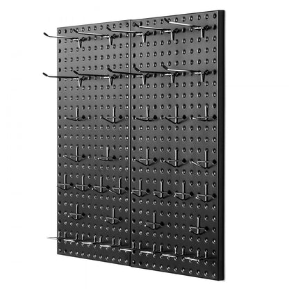 VEVOR Metal Pegboard Panels 609.6 x 304.8 mm 2 Panels Wall Organizer for Home