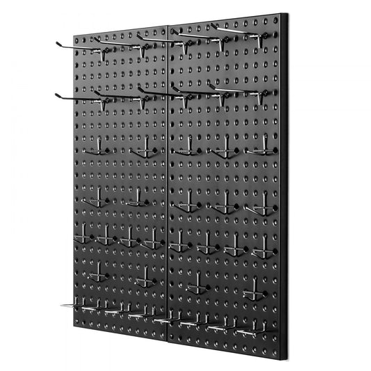 VEVOR Metal Pegboard Panels 609.6 x 304.8 mm 2 Panels Wall Organizer for Home