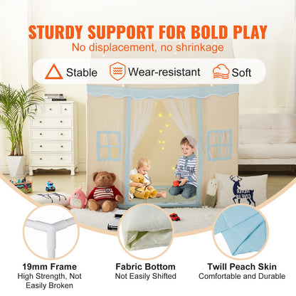 VEVOR Kids Play Tent, Kids Tent for Kids 1-5 Years Old, Toddler Tent with Mat and