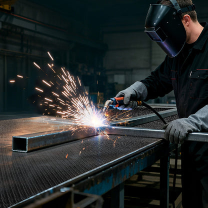 Welding Blanket, 1219mm x 1829mm Silicone Coated Fiberglass Welding Blanket, 1800°F Heat Resistant Safety Protection Blankets, Flame Retardant Fireproof Insulation Mat with Metal Grommets