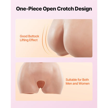 Silicone Butts Hip Enhancer Shapewear Panty for Crossdresser Drag Queen