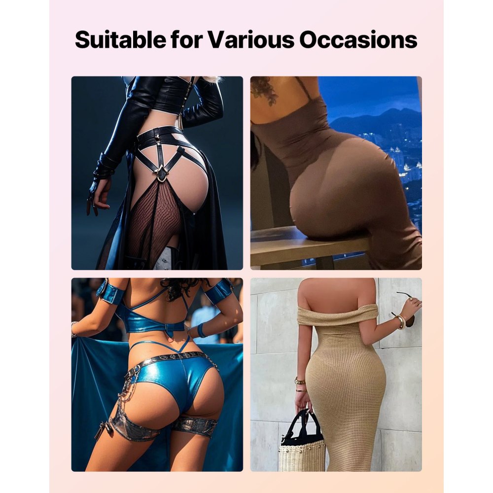 Silicone Butts Hip Enhancer Shapewear Panty for Crossdresser Drag Queen