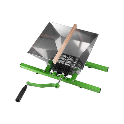 VEVOR Fruit and Apple Crusher for Wine Cider Making 1.8 Gal/7L Stainless Steel