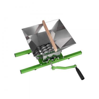 VEVOR Fruit and Apple Crusher for Wine Cider Making 1.8 Gal/7L Stainless Steel