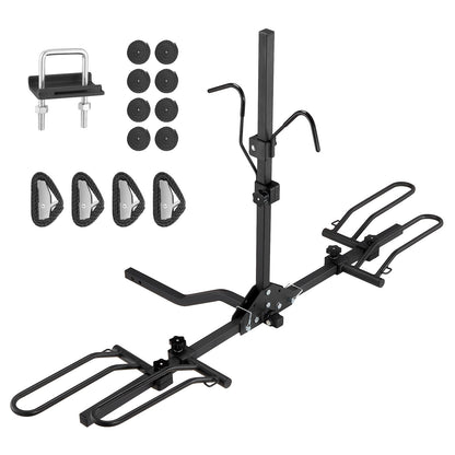 VEVOR 2-Bike Rack Hitch Mount Folding Carrier Car Truck SUV 1.25 80lbs