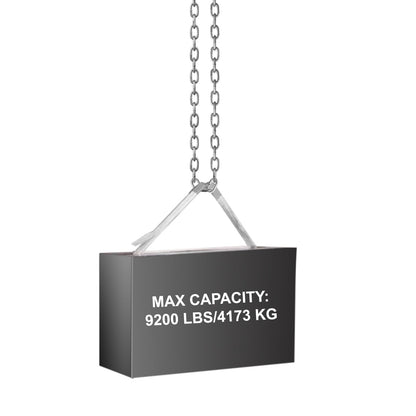 Heavy-Duty Zinc Plated Iron Chain, 30.5 m x 4.8 mm, 4173 kg Capacity