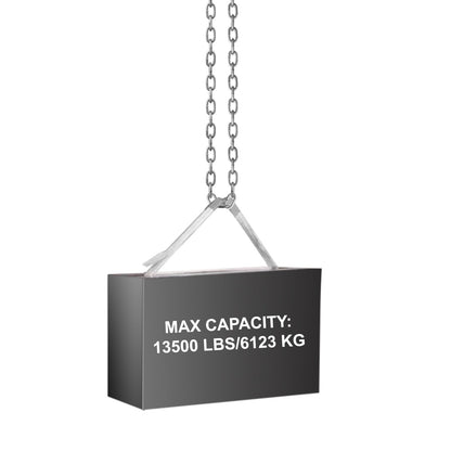 Heavy-Duty Zinc Plated Chain, 30.5m Length, 6mm Diameter, 6123kg Capacity