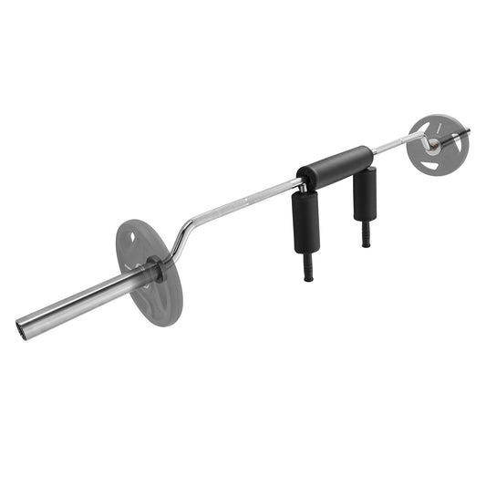 VEVOR Safety Squat Bar, 318kg Fitness Squat Bar, Safety Squat Bar Attachment with