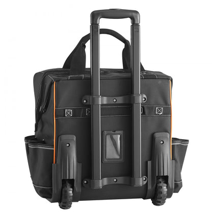 VEVOR Rolling Tool Bag 25 Pockets Heavy Duty Roller Tool Bag on Wheels