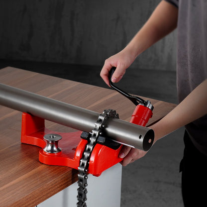 Screw Bench Chain Vice 1/2 to 8 inch Capacity Heavy Duty Chain Pipe Vice
