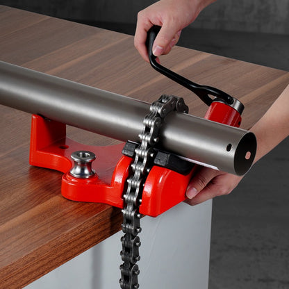 Screw Bench Chain Vice 1/4 to 6 inch Capacity Heavy Duty Chain Pipe Vice