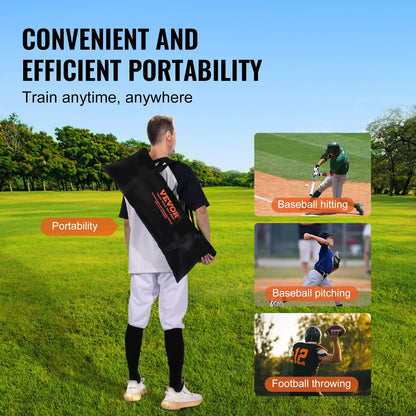 6x6m Football Throwing Net with 5 Targets, Steel Frame & Carry Case
