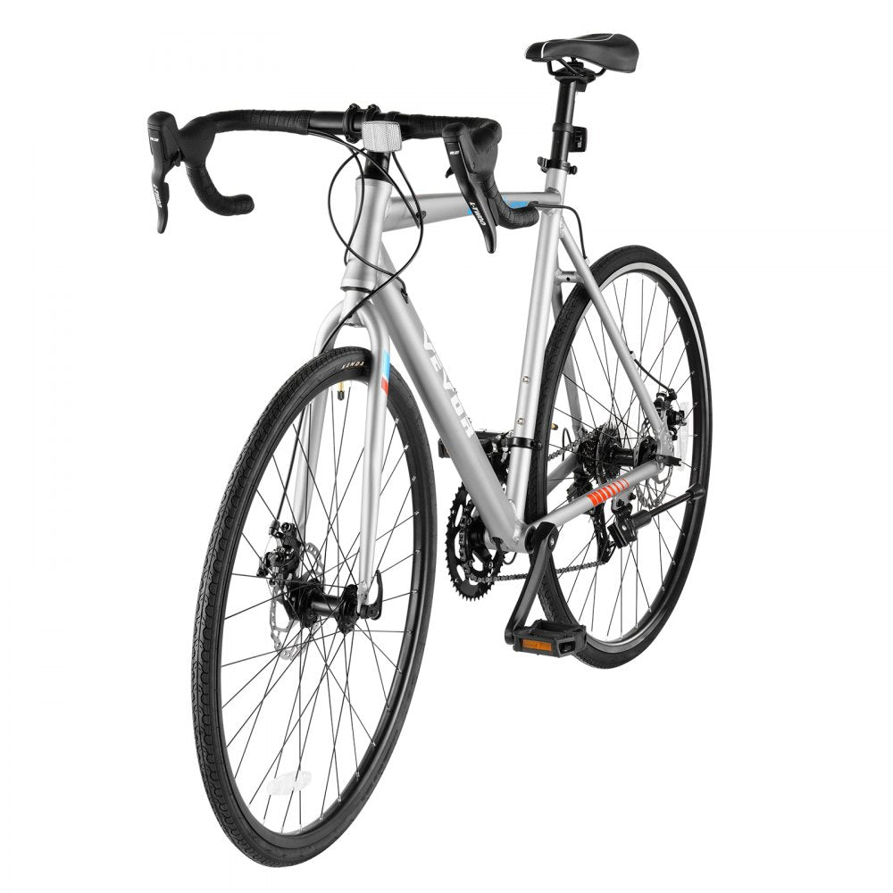 VEVOR Road Bike Racing Bicycle 700C L-TWOO 14 Speeds Aluminum Alloy Disc Brake