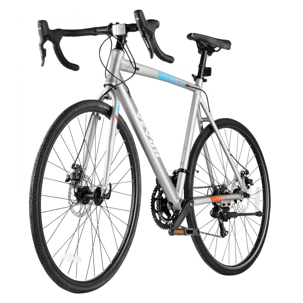 VEVOR Road Bike Racing Bicycle 700C L-TWOO 14 Speeds Aluminum Alloy Disc Brake