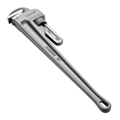24" (0.61m) Aluminum Adjustable Pipe Wrench, Ergonomic Grip, 2.42 kg