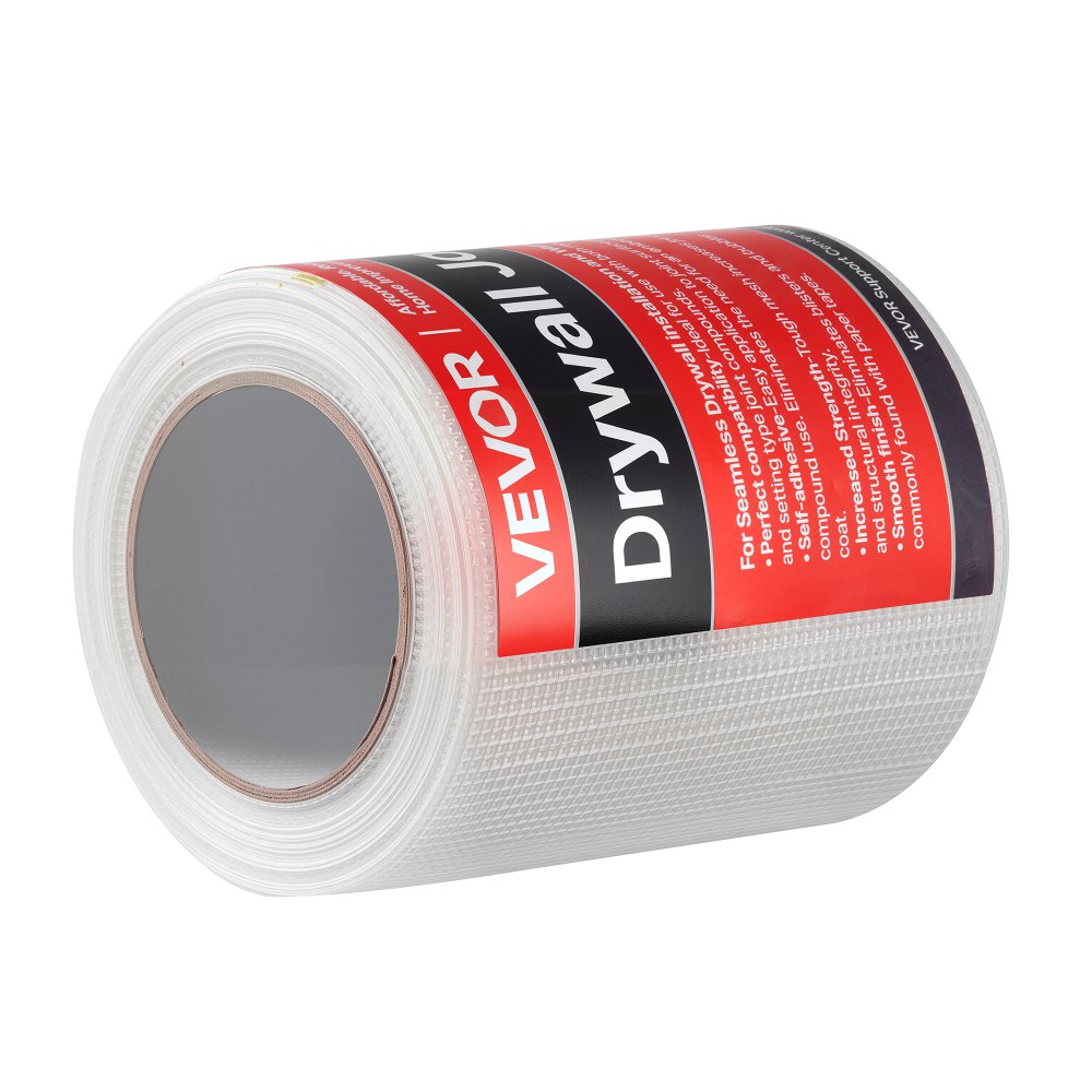 12 Rolls 30m x 150mm Self-Adhesive Fiberglass Drywall Mesh Tape