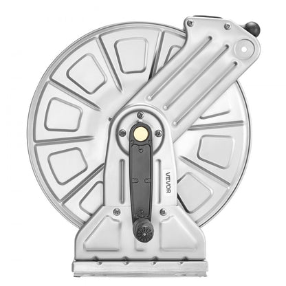 VEVOR Wall Mounted Garden Hose Reel 150ft 5/8 in Hose Winder with Hose Guide