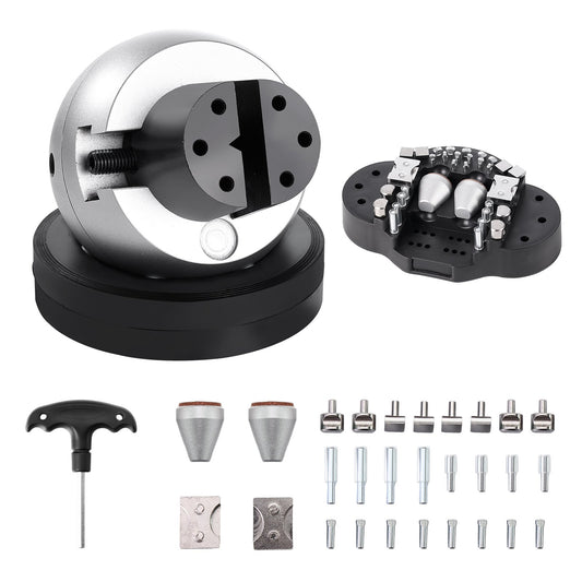 VEVOR Engraving Block 5 inch Ball Vise Setting Jewelry Ball Vise Engraving with