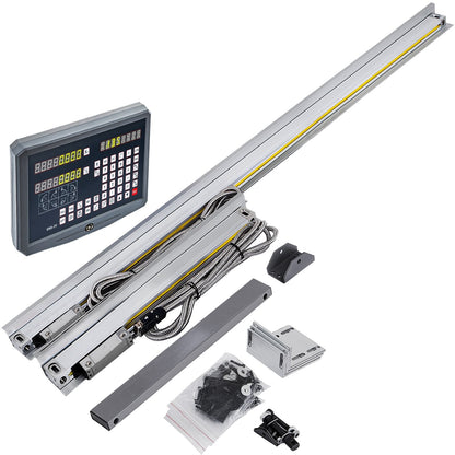 2-Axis Digital Readout for Milling Machine with 0.25m-1m Linear Scale