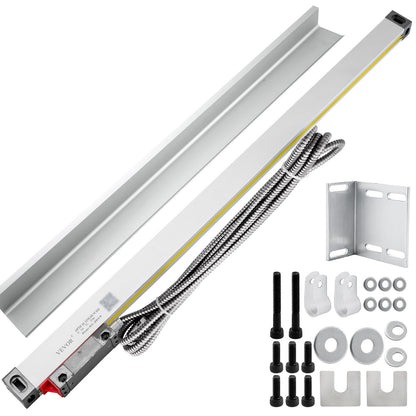 VEVOR 1 Axis Lathe Linear Scale 550mm with Accuracy 0.0002" Optical Length Precision