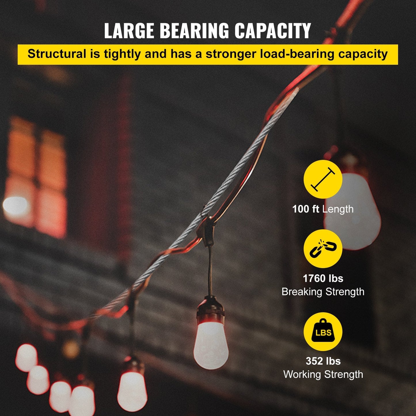 Durable 316 Stainless Steel Cable 3.2mm x 30.5m for Railing & Decking